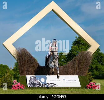 Houghton Hall Horse Trials, Norfolk, Angleterre, 2018 Banque D'Images