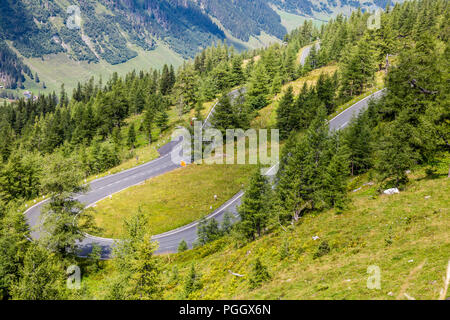 La Haute Route alpine du Grossglockner - Autriche Banque D'Images