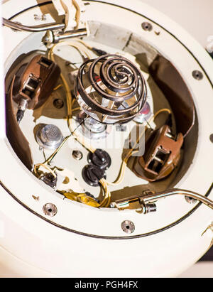 Les lecteurs d'astronaute Rover. Détail de Smart moon rover effectue des travaux de recherche sur la lune Banque D'Images