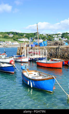 Coverack un petit village de pêcheurs sur la Péninsule du Lézard,cornwall England UK Banque D'Images