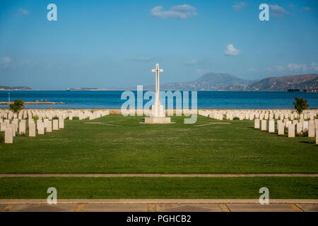 Cimetière de guerre du Commonwealth Bay Suda, Crete Banque D'Images