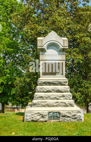 Cimetière national de Fredericksburg, Fredericksburg & Spotsylvania National Military Park, boulevard Lafayette, Fredericksburg, Virginia Banque D'Images