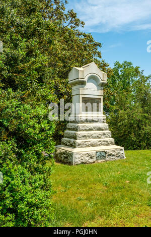 Cimetière national de Fredericksburg, Fredericksburg & Spotsylvania National Military Park, boulevard Lafayette, Fredericksburg, Virginia Banque D'Images