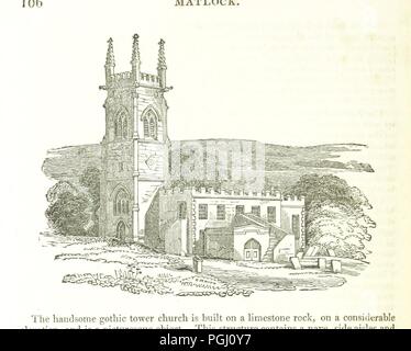 Libre à partir de la page 162 de "Le pic Guide ; contenant la statistique, topographique, et l'histoire générale de Buxton, Chatsworth, Rendeux, Castlteon [sic], Bakewell, Haddon, Matlock, et Trouhans ; avec une introduction ... Edited0076. Banque D'Images