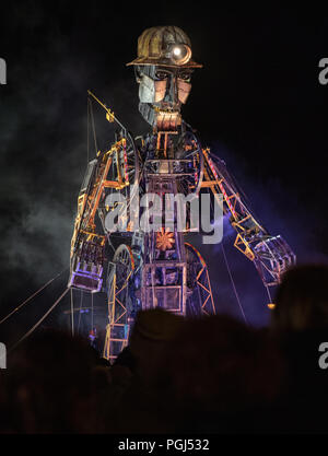 La Résurrection guidée de Man Machine à Tavistock 2018 Banque D'Images