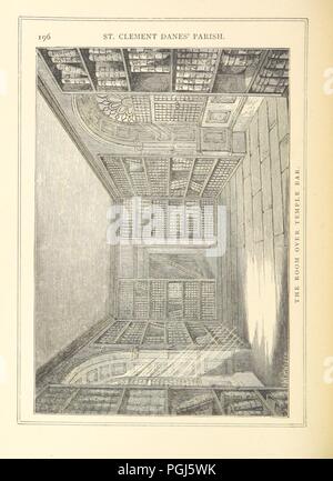 Libre à partir de la page 234 du compte "de la paroisse de Saint Clement Danes (Westminster), passé et présent. Compilées à partir de diverses sources. [Avec illustrations.]' . Banque D'Images