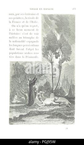 Libre à partir de la page 289 de "Voyage en Espagne ... Illustration par C. Foulquier' . Banque D'Images