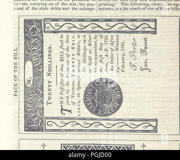 Libre à partir de la page 370 de 'l'histoire du Vermont, naturels, civils, et des statistiques . Banque D'Images