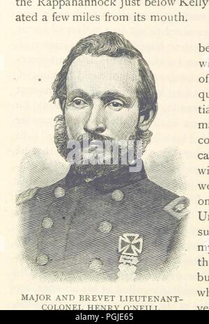 Libre à partir de la page 400 de "Histoire de la Corn Exchange, 118e régiment de Pennsylvanie bénévoles de leur premier engagement à Antietam à Appomattox. À laquelle est ajouté un enregistrement de son organisation et une liste complète ... Mauvais0090. Banque D'Images