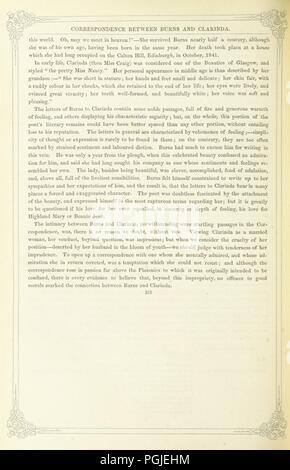 Libre à partir de la page 412 de "l'Œuvre de Robert Burns ; avec M. Currie's memoir du poète, et un essai sur le génie et le caractère, par le professeur Wilson. Aussi de nombreuses notes, annotations, et annexes. Embelli par quatre-vingts-0077. Banque D'Images