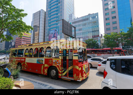 Séoul, Corée du Sud - 21 Jul 2018 : Autour de la visite de la ville de Gangnam station au cours Banque D'Images