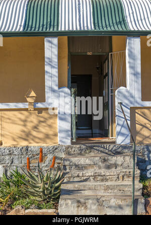 Cradock, Afrique du Sud - l'Tuishuise et Victoria Manor Guesthouse une élégante collection de maisons d'artisans de l'ère victorienne restaurée Banque D'Images