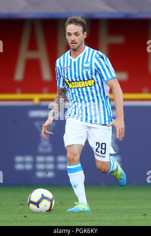 Bologne, Italie. 26 août 2018. Photo Filippo Rubin 26 août 2018 Bologne (Italie) Sports Football Spal vs Parma - championnat de football italien une ligue 2018/2019 - 'Renato Dall'Ara' Stadium Dans le pic : MANUEL LAZZARI (SPAL) Credit : Filippo Rubin/Alamy Live News Banque D'Images