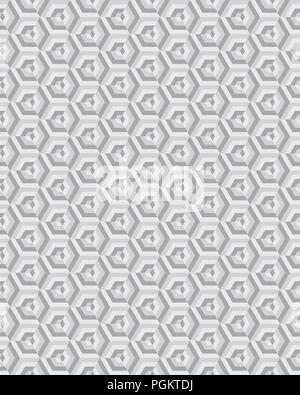 Camouflage géométrique motif transparent hexagonale, vector illustration Banque D'Images