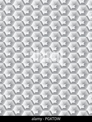 Camouflage géométrique motif transparent hexagonale, vector illustration Banque D'Images