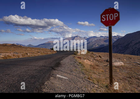 Trail Ridge Road dans le Rocky Mountain National Park, Colorado, USA Banque D'Images