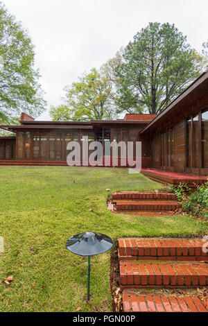 Extérieur de la Rosenbaum House, conçue par Frank Lloyd Wright, Florence, Alabama Banque D'Images