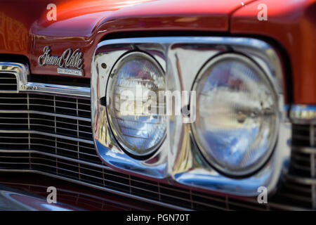 Croisement de Pontiac Grand Ville. Banque D'Images