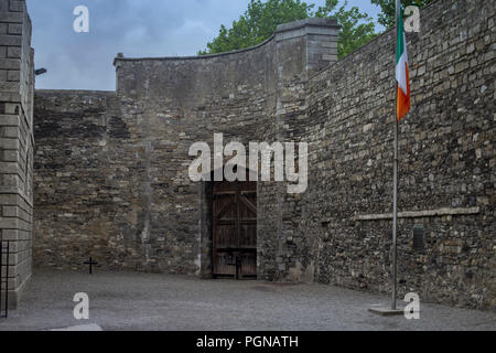 Le Breakers yard à Kilmainham Gaol, une ancienne prison. Dans ce triage les dirigeants de l'Insurrection de Pâques 1916 ont été exécutés. Banque D'Images