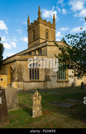 Eglise paroissiale St Edwards, Stow on Wld. Cotswolds, Gloucestershire Banque D'Images