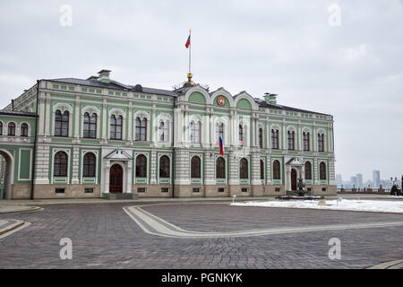L'ancien gouverneur (présidentielles) Palace dans le Kremlin de Kazan, République du Tatarstan, Russie Banque D'Images