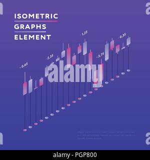 Conception graphique de l'isométrique de la représentation de l'information Illustration de Vecteur