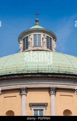 L'Italie, Lombardie, Milan, l'église San Carlo al Corso dédiée à Saint Charles Borromée, détail Dome Banque D'Images