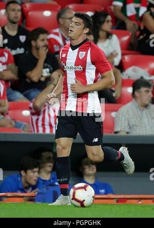 *Ander Capa* de l'Athletic Club Bilbao au cours de l'Athletic Club Bilbao vs Huesca, La Liga au stade San Mames de Bilbao le 27 août 2018. (© David Cantibrera) Cordon Press Banque D'Images