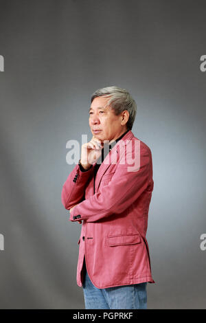Edimbourg, Ecosse. UK. 27 août 2018. Edinburgh International Book Festival. Photo : Yan Lianke. Édimbourg. Pako Mera/Alamy Live News. Banque D'Images