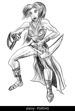 Fantasy elf Banque D'Images