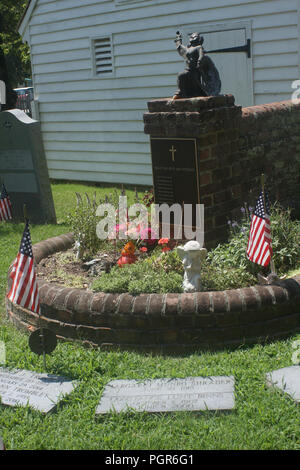 Cimetière de Yorktown, Virginie, États-Unis Banque D'Images