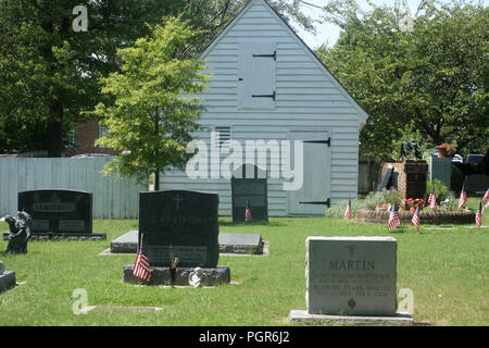 Cimetière à Yorktown, en Virginie Banque D'Images