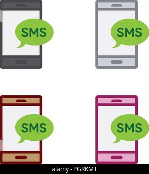 Texte sms mesagge Illustration de Vecteur