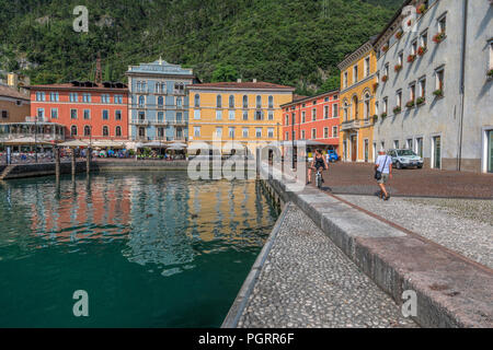 Riva del Garda, Lac de Garde, le Trentin, Italie, Europe Banque D'Images
