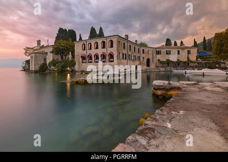 Punta San Vigilio, Garda, Lac de Garde, Vérone, Vénétie, Italie, Europe Banque D'Images