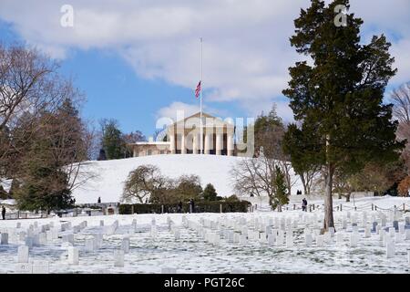 Le cimetière d'Arlington, Washington DC Banque D'Images