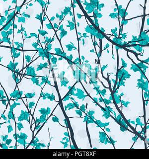 Arbre généalogique pastel de fond transparente brunchs Illustration de Vecteur