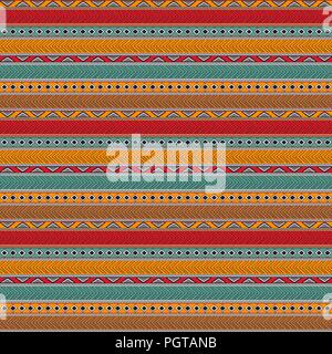 Seamless pattern design ethnique tribal Illustration de Vecteur