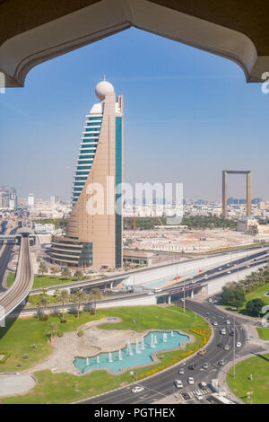Dubaï Etisalat Tower Banque D'Images