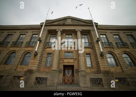 Le County Hall Bâtiments et Sheriff Court, Ayr, Ayrshire, Ecosse, Strathclyde. Banque D'Images