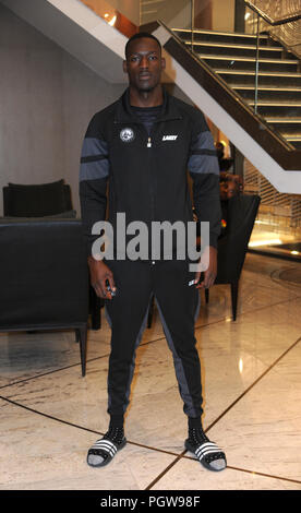 Les boxeurs de WBO arrivent à l'InterContinental London hotel à l'O2 avec : Richard Riakporhe Où : London, Royaume-Uni Quand : 28 juillet 2018 Source : WENN.com Banque D'Images