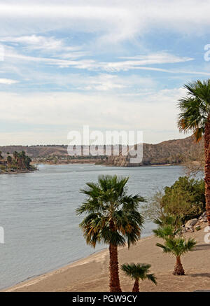 Rivage Beachy Laughlin Nevada Colorado River Bullhead City Az Banque D'Images