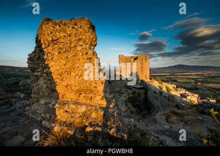 Fontemassi, Grosseto, Toscane - fraction de la ville italienne de Raccastrada, dans la province de Grosseto, en Toscane, les ruines du château de Fonte Banque D'Images