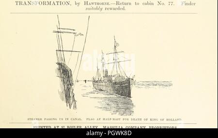 Libre à partir de la page 39 de "La Gazette du Massilia ... Reproduction d'un journal publié chaque semaine à bord du ... "Massilia" ... au cours d'un voyage de Londres à Sydney, le 13 novembre de 1890 à janvier 1st, 1891. Édité par Edwar0083. Banque D'Images