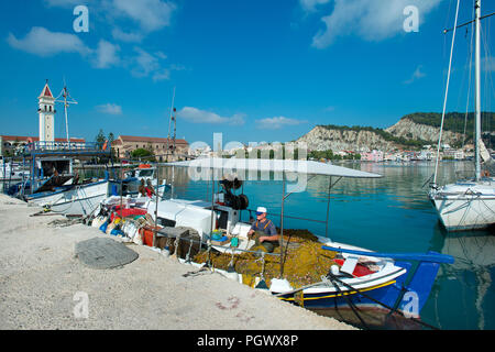 La ville de Zante, Zakynthos, Grèce Banque D'Images