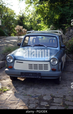 Vue avant de la Trabant break a été produite de 1957 à 1990 par l'ex-Allemagne de l'Est Banque D'Images