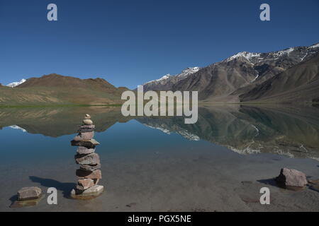 Paysages de Spiti , Himachal Pradesh ,l'Inde. Banque D'Images