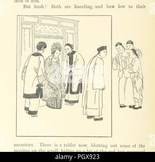 Libre à partir de la page 104 de "une chaîne d'Peach-Stones chinois. [Croquis de la vie de village dans le centre de la Chine. Avec illustrations.]' . Banque D'Images