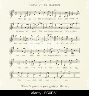 Libre à partir de la page 168 de "Scottish Songs. (La deuxième édition.) [édité par J. Alexander.] L.P' . Banque D'Images