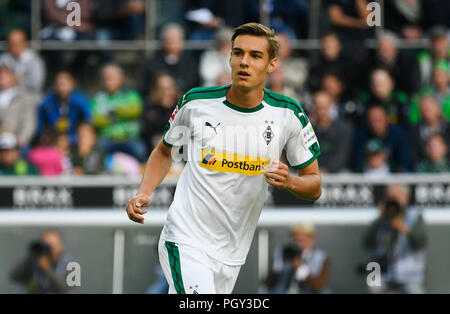 Borussia-Park Moenchengladbach Allemagne 25.8.2018, saison allemande de football Bundesliga 2018/2019 premier jour, Borussia Mšnchengladbach (Moenchengladbach, Gladbach) contre Bayer 04 Leverkusen --- Florian Neuhaus (MGL) Banque D'Images